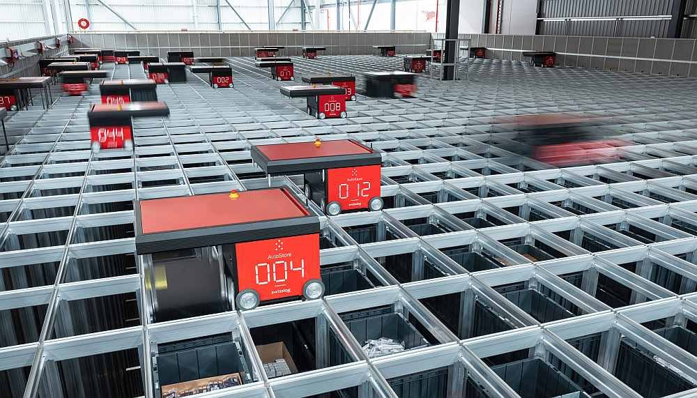 Automation e-grocery fulfillment