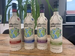 Sustainable wines in low carbon paper